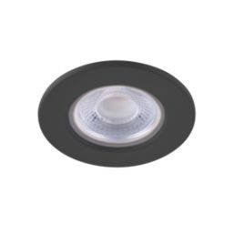 Saxby CosmosEco V3 Fixed  Fire Rated LED Recessed Downlights Black 6W 500lm 6 Pack