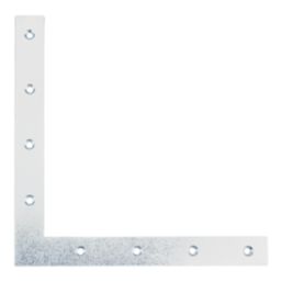 Essentials Angle Plates Silver 190mm x 190mm x 22mm 10 Pack