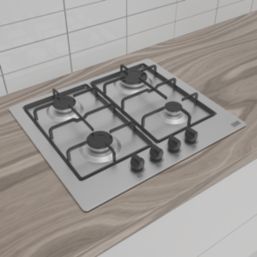 Gas Hob Stainless Steel 580mm