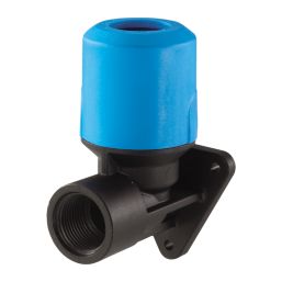 JG Speedfit UGPWB2516 MDPE Wall Plate Elbow 25mm x 3/4"