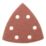 Titan   60-400 Grit 6-Hole Punched Metal, Paint & Wood Sanding Sheets 93mm x 93mm 60 Pack