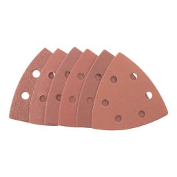 Titan   60-400 Grit 6-Hole Punched Metal, Paint & Wood Sanding Sheets 93mm x 93mm 60 Pack