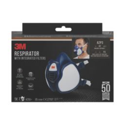 3M 4255+ One Size Half Mask Respirator with Filters A2-P3