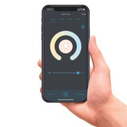 Calex SMD 220-240V 2700-6500K Adjustable Tilting Head  LED Smart Downlight With Variable White Light Black 4.9W 345lm