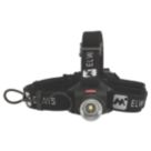 Elwis Craft PRO H650R Rechargeable LED Headtorch Black 650lm