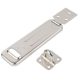 Smith & Locke Hasp & Staple Nickel 150mm