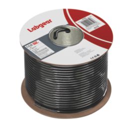 Labgear PF100 Black 1-Core Round Coaxial Cable 100m Coil