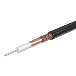 Labgear PF100 Black 1-Core Round Coaxial Cable 100m Coil