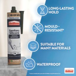 Unibond  Sanitary Sealant Translucent 280ml