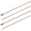 Essentials Stainless Steel Cable Ties Metallic 30cm x 0.46cm 100 Pack
