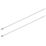 Essentials Stainless Steel Cable Ties Metallic 30cm x 0.46cm 100 Pack