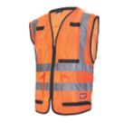 Milwaukee Premium Hi-Vis Vest Orange Large / X Large 42" Chest