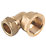 Midbrass  Brass Compression Reducing 90° Female Iron Elbow 1" x 3/4"