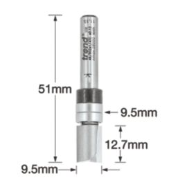 Trend 46/902X1/4TC 1/4" Straight Guided Profiler Cutter 9.5mm x 12.7mm