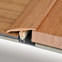 Vitrex Medium Oak Variable Height Wood/Laminate Floor Threshold 0.9m
