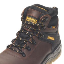 DEWALT Newark Size 10  Brown Waterproof Steel Toe Cap Safety Boots