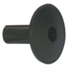 Labgear Black Indoor & Outdoor Cable Entry Covers 5 Pack