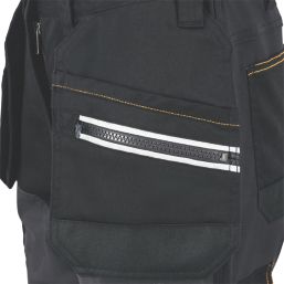 Site Kilani Womens Stretch Trousers Black / Grey Size 8 28" L