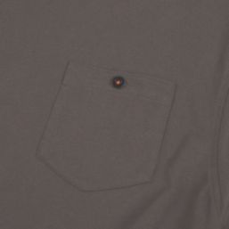 Scruffs Eco Worker Pocket Short Sleeve T-Shirt Charcoal Small 36-38" Chest