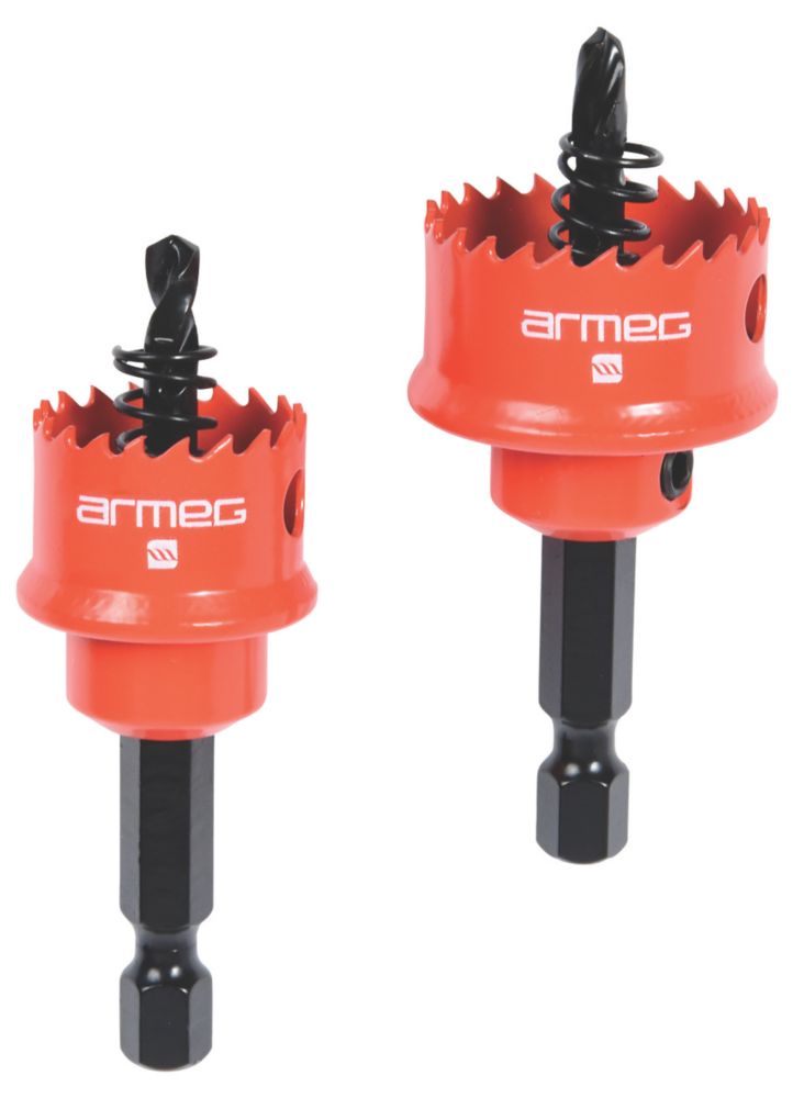 Armeg Acceler8 2Saw Sheet Steel Holesaw Set Screwfix