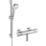 Hansgrohe Croma Select HP Rear-Fed Exposed White/Chrome Thermostatic Mixer Shower