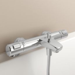 Ideal Standard Ceratherm T25 Exposed Single Outlet Thermostatic Chrome Bath Shower Mixer Valve