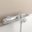 Ideal Standard Ceratherm T25 Exposed Single Outlet Thermostatic Chrome Bath Shower Mixer Valve