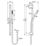Ideal Standard Idealrain Single Function Stick Shower Kit Chrome