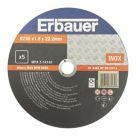 Erbauer  Metal Cutting Discs 230mm (9") x 22.2mm 5 Pack