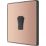 British General Evolve 20 A  16AX 1-Gang 2-Way Light Switch  Copper with Black Inserts