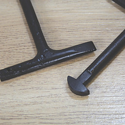 Faithfull 125mm D-Type Manhole Keys 2 Pack