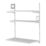 RB UK  3-Tier Metal Home Office Shelving Unit 810mm x 410mm x 1000mm