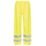 Site Huske Hi-Vis Over Trousers Elasticated Waist Yellow Large 27" W 30" L