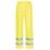Site Huske Hi-Vis Over Trousers Elasticated Waist Yellow Large 27" W 30" L