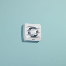 Xpelair VX100T 100mm (4") Axial Bathroom Extractor Fan with Timer White 220-240V