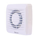 Xpelair VX100T 100mm Axial Bathroom Extractor Fan with Timer White 220-240V