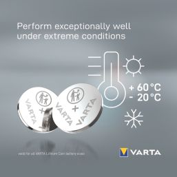 Varta CR1632 3V Coin Cell Lithium Batteries 2 Pack