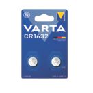 Varta CR1632 3V Coin Cell Lithium Batteries 2 Pack