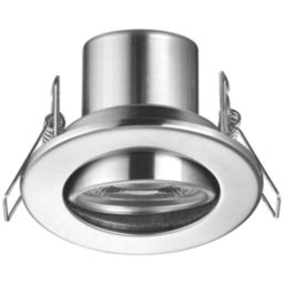 LAP Cosmoseco Tilt  Fire Rated LED Contractor Downlights Satin Nickel 5.8W 450lm 10 Pack