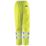 Tough Grit  Hi-Vis Waterproof Trousers Elasticated Waist Yellow / Navy Large 44" W 31" L