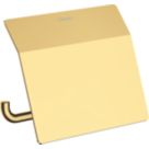 Hansgrohe AddStoris Toilet Roll Holder with Cover Polished Gold Optic