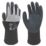 Wonder Grip WG-555 Duo  Gloves Black/White Large