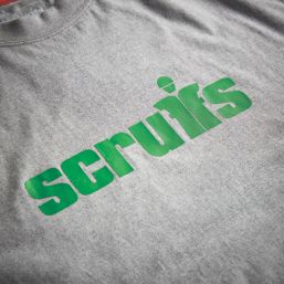 Scruffs Houghton Worker Short Sleeve T-Shirts Grey / Navy / Black X Large 45.5" Chest 3 Pack