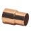 Endex  Copper End Feed Reducing Couplers 15mm x 10mm 2 Pack