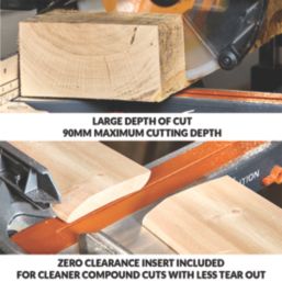 Evolution R255SMS-DB-Li 255mm 36V Li-Ion EXT Brushless Cordless Double-Bevel Sliding Mitre Saw - Bare