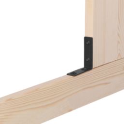 Magnodur Chair Brackets Black 40mm x 40mm x 15mm 10 Pack