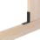 Magnodur Chair Brackets Black 40mm x 40mm x 15mm 10 Pack