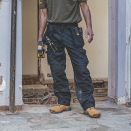 DeWalt Pro Tradesman Work Trousers Black 30" W 31" L