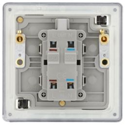 LAP  20A 1-Gang DP Boiler Switch Slate Grey with LED