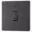 LAP  20A 1-Gang DP Boiler Switch Slate Grey with LED